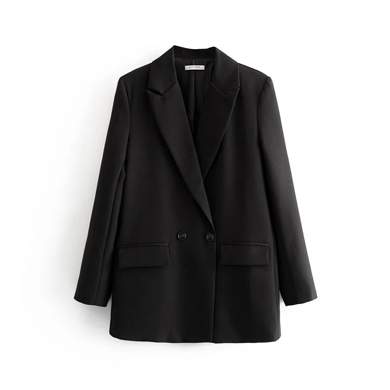 TRAF Womens Blazer Fashion Office Wear Jacket Outerwear Coat 8