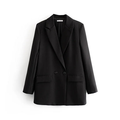 TRAF Womens Blazer Fashion Office Wear Jacket Outerwear Coat 8