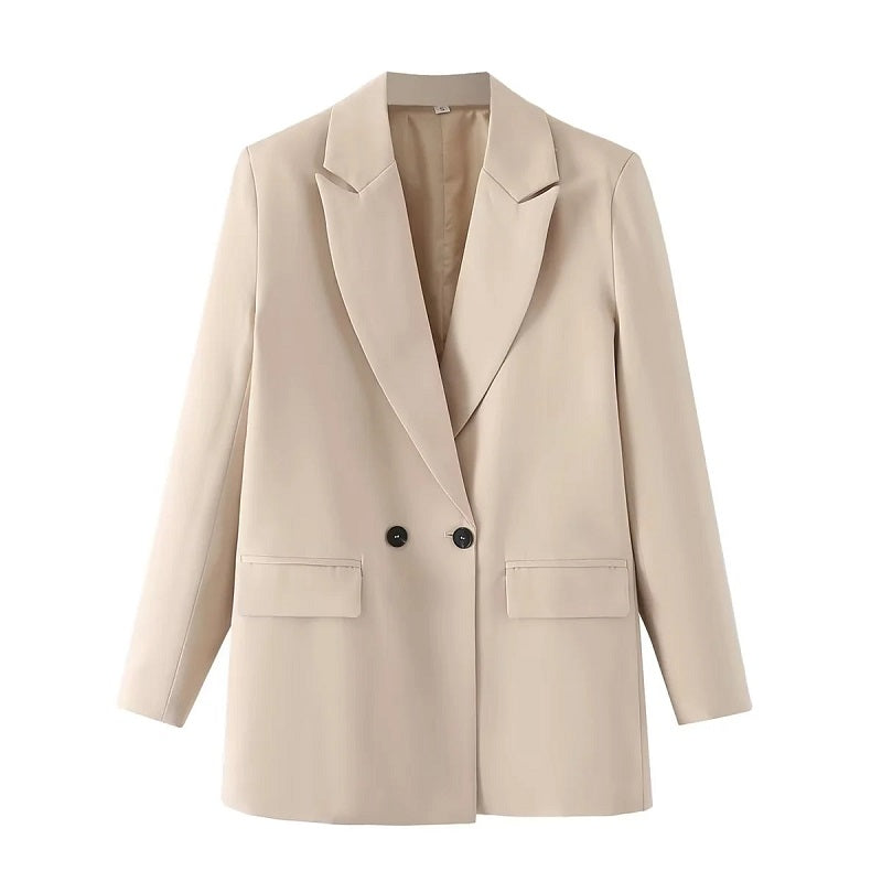 TRAF Womens Blazer Fashion Office Wear Jacket Outerwear Coat 10