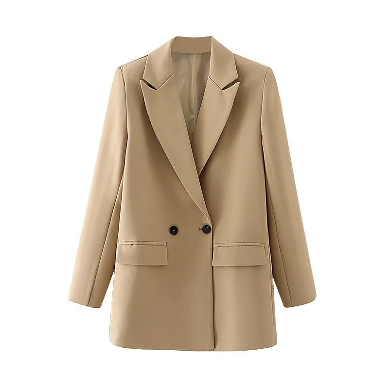 TRAF Womens Blazer Fashion Office Wear Jacket Outerwear Coat 11