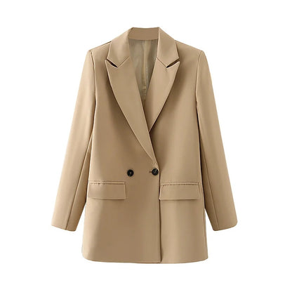 TRAF Womens Blazer Fashion Office Wear Jacket Outerwear Coat 11
