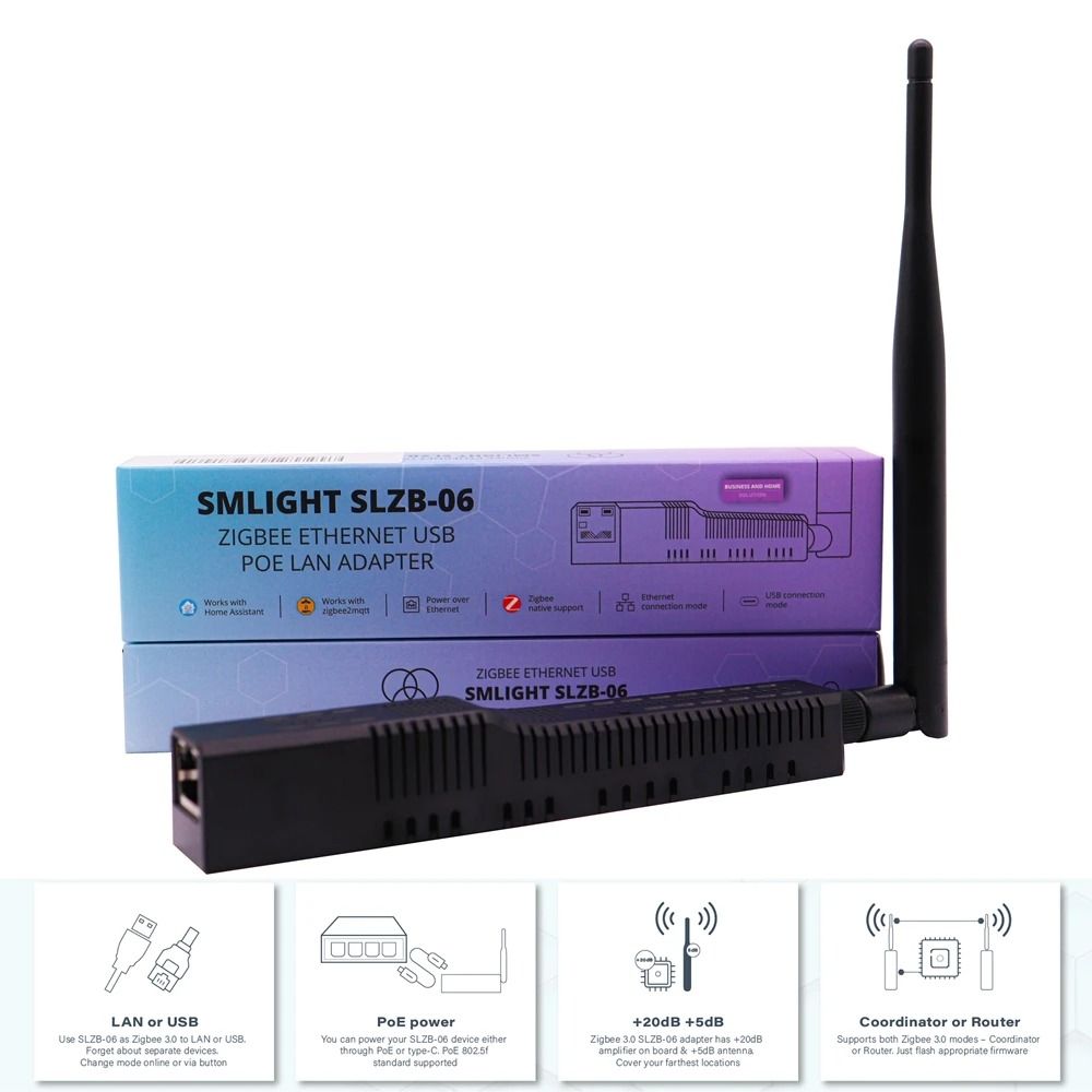 Zigbee 30 To Ethernet USB And WiFi Adapter With PoE Support 2
