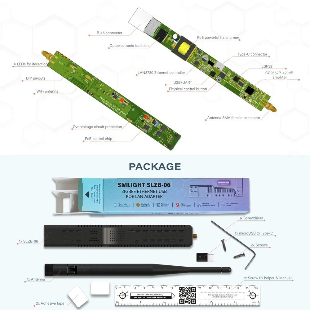 Zigbee 30 To Ethernet USB And WiFi Adapter With PoE Support 4