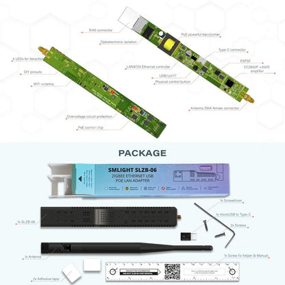 Zigbee 30 To Ethernet USB And WiFi Adapter With PoE Support 4