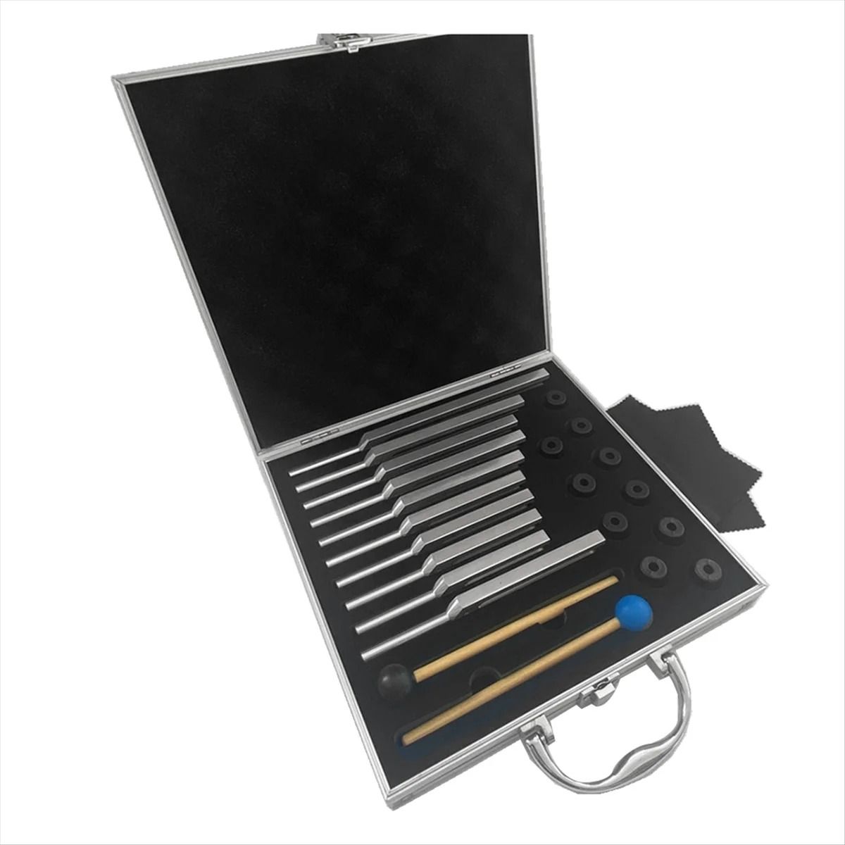 10 Piece Tuning Fork Set For Chakra Healing And Sound Therapy 1