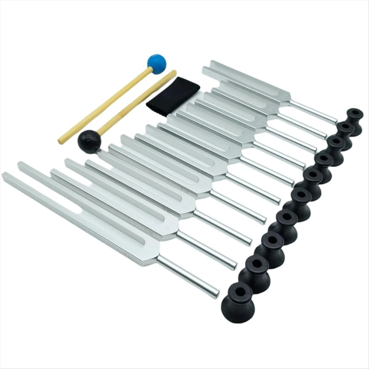 10 Piece Tuning Fork Set For Chakra Healing And Sound Therapy 2