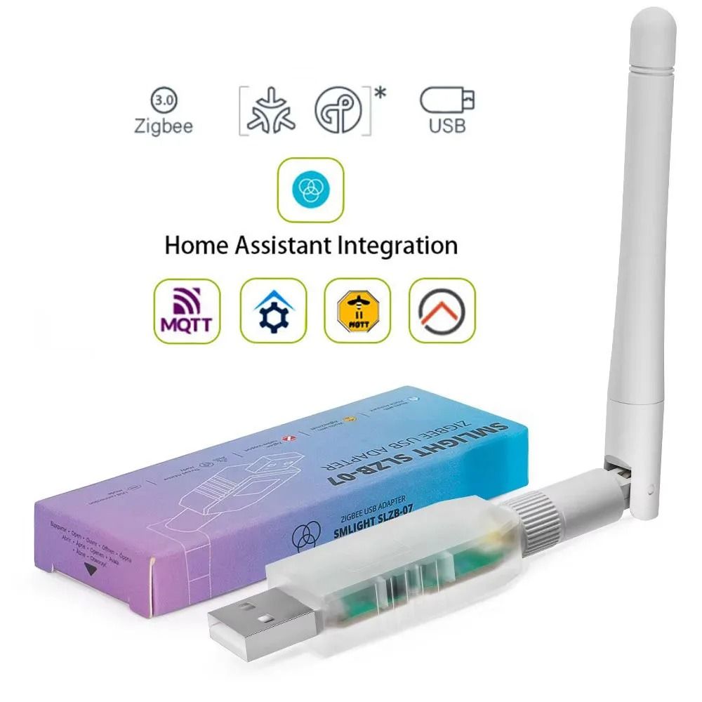 Zigbee 3.0 Thread and Matter USB Adapter for Home Assistant and ZHA