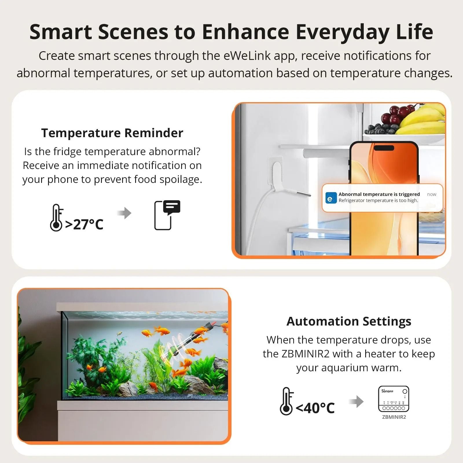 Zigbee LCD Smart Thermometer With Probe For Pool Fridge And Freezer 4