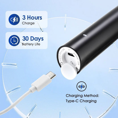 Rechargeable Electric Toothbrush With Timer And Multiple Brush Heads 2