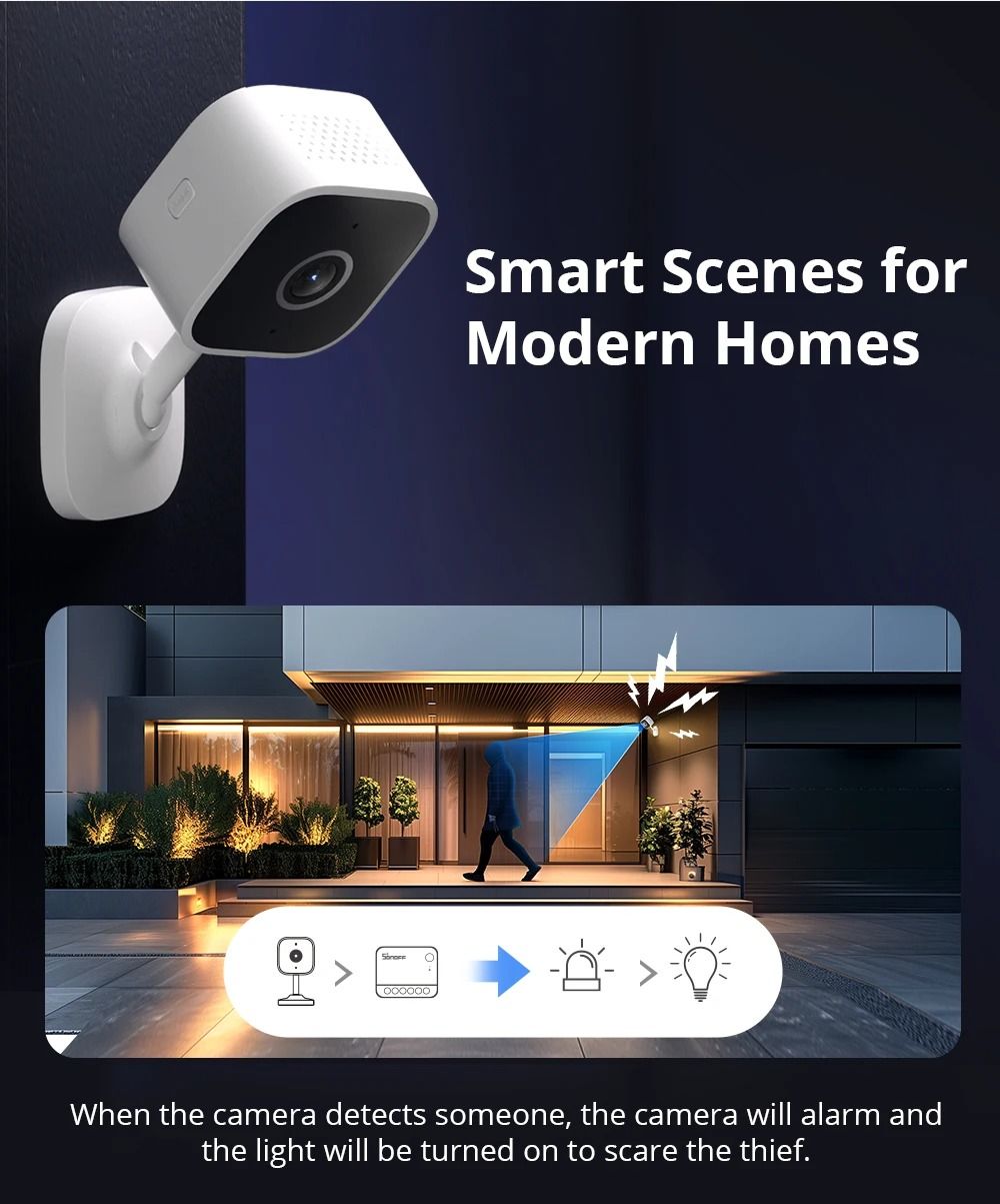 Sonoff Cam Slim Gen2 Smart Home Security Camera 1080P Human Detection 2