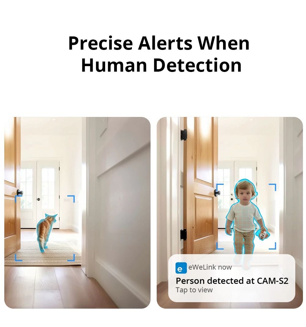 Sonoff Cam Slim Gen2 Smart Home Security Camera 1080P Human Detection 4
