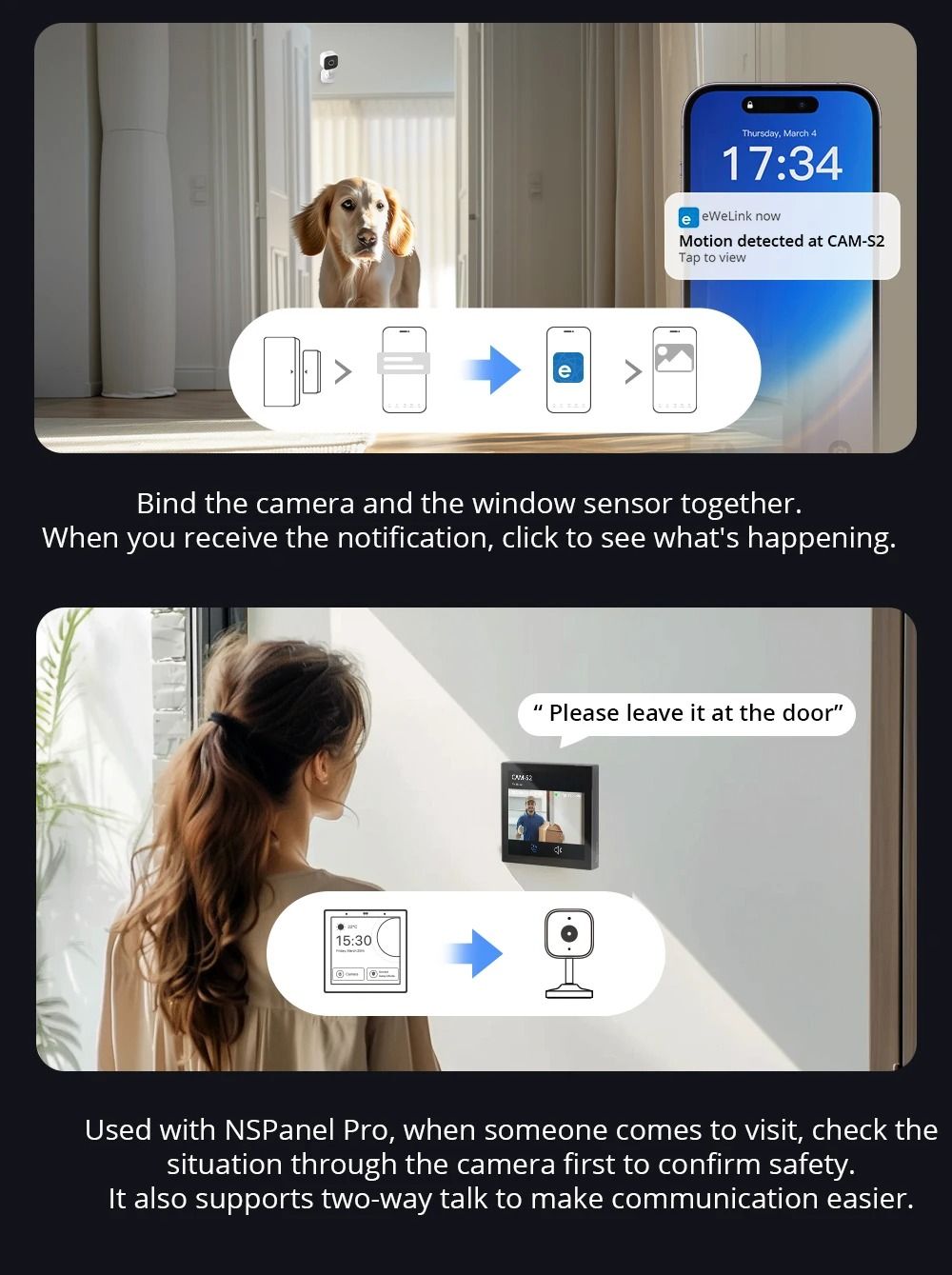 Sonoff Cam Slim Gen2 Smart Home Security Camera 1080P Human Detection 5