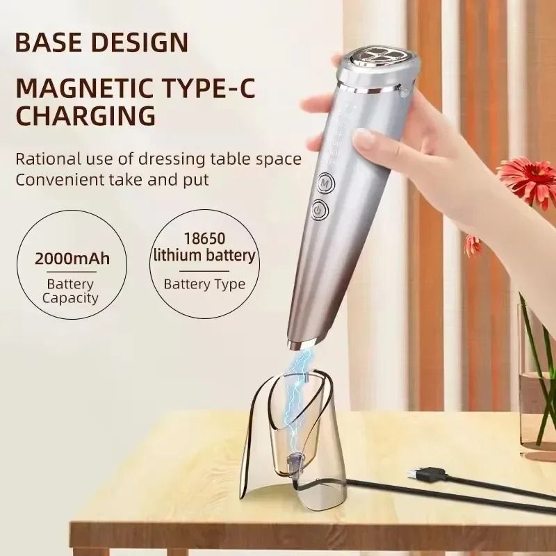 Home Beauty High Frequency Lifting Machine RF Face Massager Skin Care Tool 2