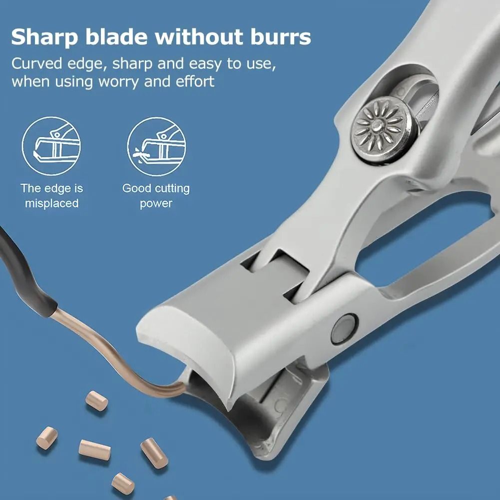 Ultra Sharp Stainless Steel Nail Clippers With Nail File 4