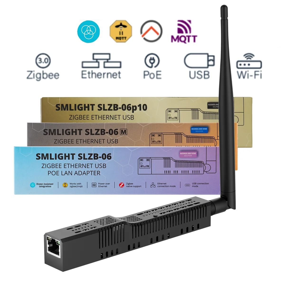 Zigbee To Ethernet WiFi USB Gateway With PoE Support For Smart Home Automation 1