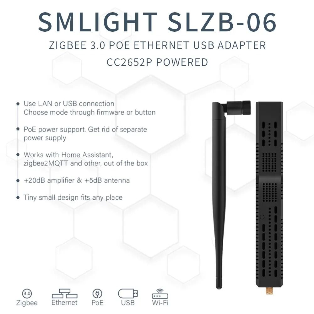 Zigbee To Ethernet WiFi USB Gateway With PoE Support For Smart Home Automation 2