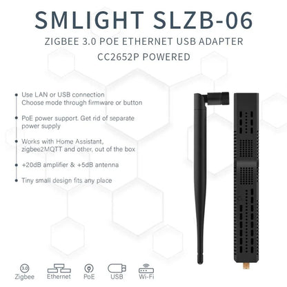 Zigbee To Ethernet WiFi USB Gateway With PoE Support For Smart Home Automation 2