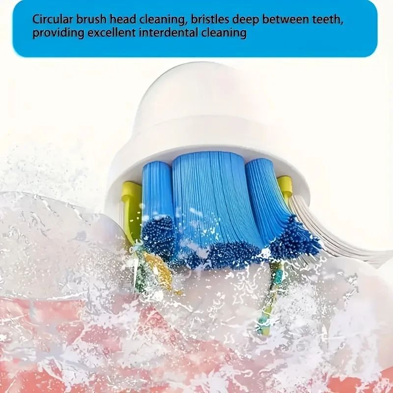 Electric Rotating Toothbrush With Replacement Heads For Adults 1