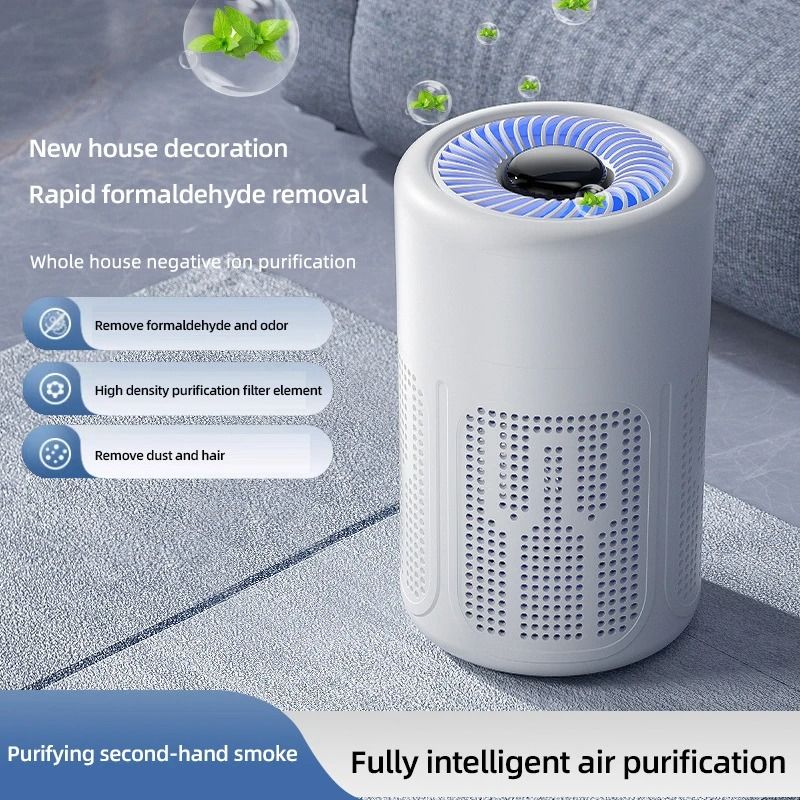 Mini Desktop Air Purifier With HEPA Filter And Negative Ion Technology 2