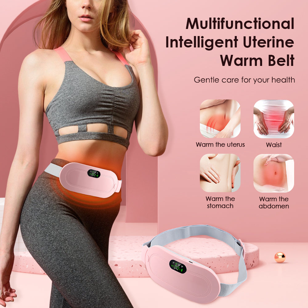 Intelligent Heating Waist Massage Device, Heated Massage Warming Palace Belt For Girls During Menstrual Period