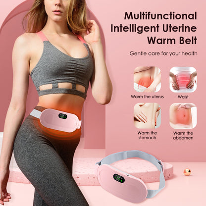 Intelligent Heating Waist Massage Device, Heated Massage Warming Palace Belt For Girls During Menstrual Period