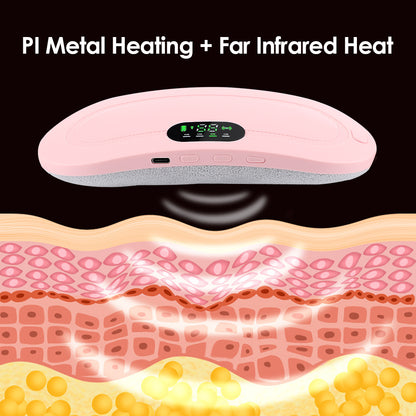 Intelligent Heating Waist Massage Device, Heated Massage Warming Palace Belt For Girls During Menstrual Period