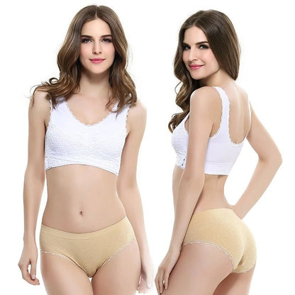 Cross Side Buckle Seamless Sports Bra 2