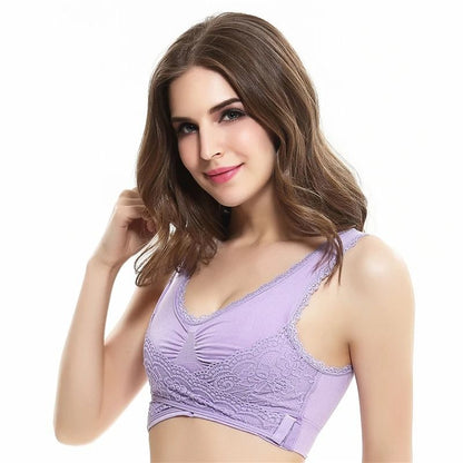 Cross Side Buckle Seamless Sports Bra 5