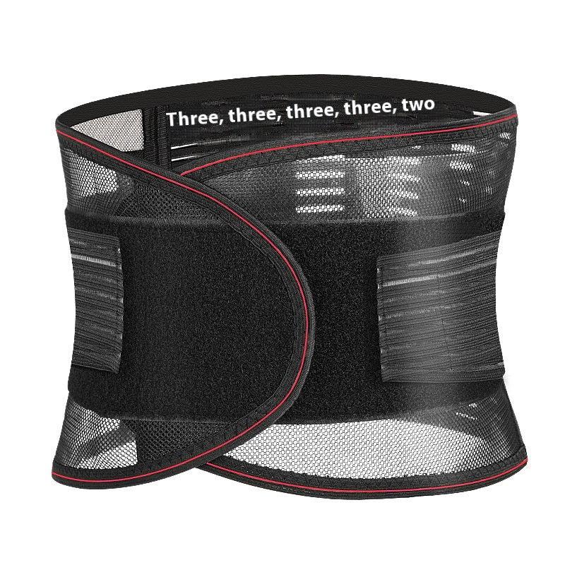 Waist Protection Mesh Belt Breathable Fitness Waist Support Waist Fixing Belt Lightweight 2