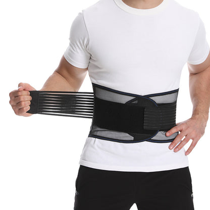 Waist Protection Mesh Belt, Breathable Fitness Waist Support, Waist Fixing Belt Lightweight