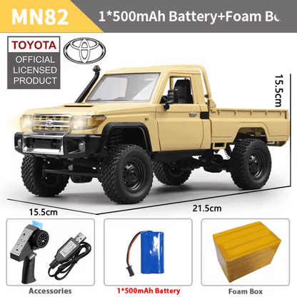 1 To 12 Scale RC Off Road Truck With 4WD And Controllable Headlights 4