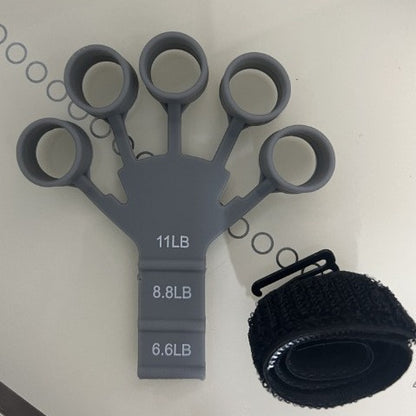 Shooting Corrector, Silicone 5-Finger Finger Trainer, Auxiliary Grip Strength Training Wrist Tension Device