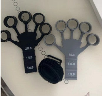 Shooting Corrector, Silicone 5-Finger Finger Trainer, Auxiliary Grip Strength Training Wrist Tension Device