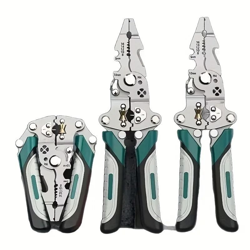Foldable Multi Function Wire Stripper Pliers 1