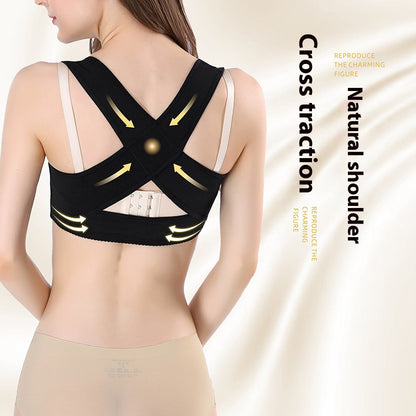 Posture Corrector Belt Back Shoulder Support, Invisible Body Shaper Corset Women Chest, Brace Posture Correction