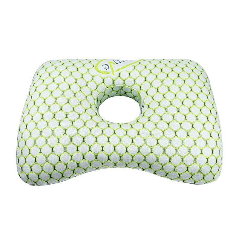 Bamboo Fiber Single Hole Ear Pillow For Side Sleepers 4