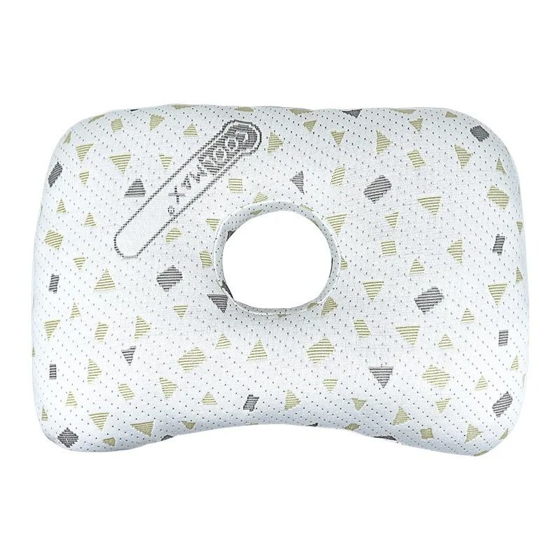 Bamboo Fiber Single Hole Ear Pillow For Side Sleepers 7