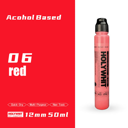 50ml Paint Pen, Oil Based Paint Markers for Rock Painting, Graffiti, Wall Art, Waterproof Permanent Marker Pen for Craft