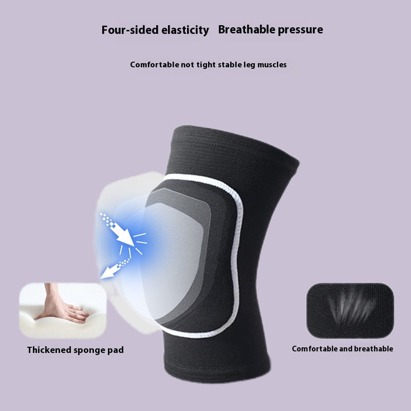 Knee Pads Thickened Sponge, Warmth, Volleyball, Dance, Kneeling, Sports, Practice, Collision Protection