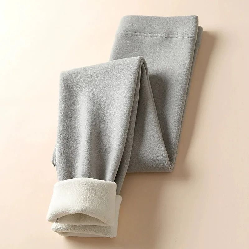 Velvet Fleece Lined High Waist Leggings For Women 7