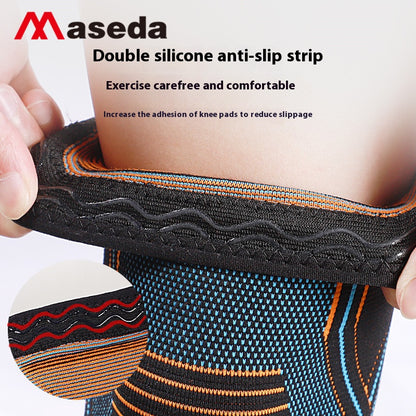 Elastic Compression, Four Sided Knitted, Sports Knee Pads, Wholesale Protection Knee