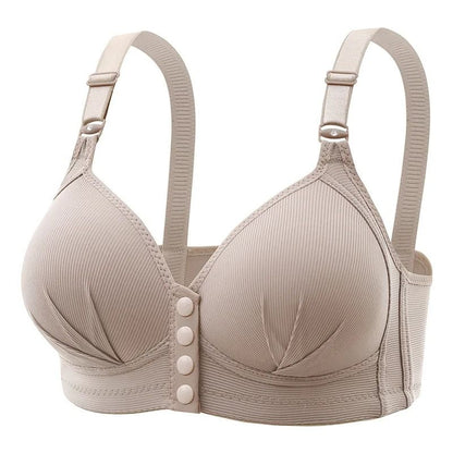 Front Buckle Thin Breathable Push Up Bra