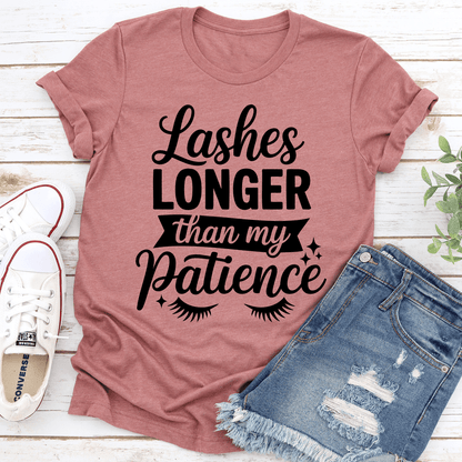 Lashes Longer Than My Patience Tee 1