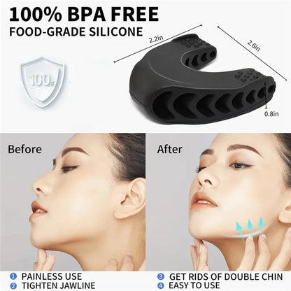 Facial Mouth Jaw Exerciser Jawline Muscle Fitness Chew Ball Bite Breaker Face Training Equipment 1