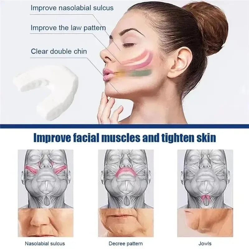 Facial Mouth Jaw Exerciser Jawline Muscle Fitness Chew Ball Bite Breaker Face Training Equipment 2