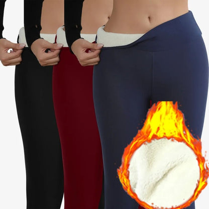 Super Warm Winter Leggings Women High Waist Stretch Velvet Pants