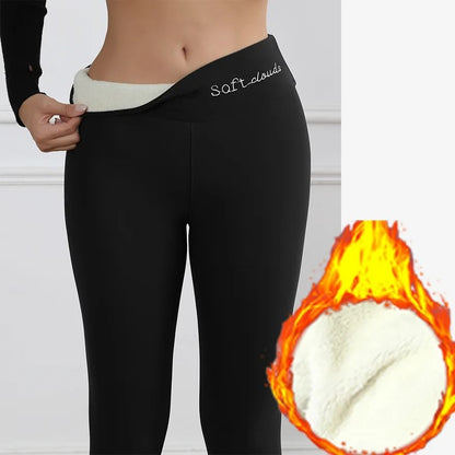 Super Warm Winter Leggings Women High Waist Stretch Velvet Pants 7