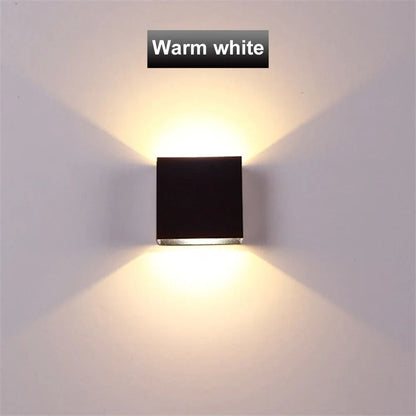 LED Wall Light Outdoor And Indoor Modern Aluminum Lamp For Porch Garden And Bedroom Decoration 2