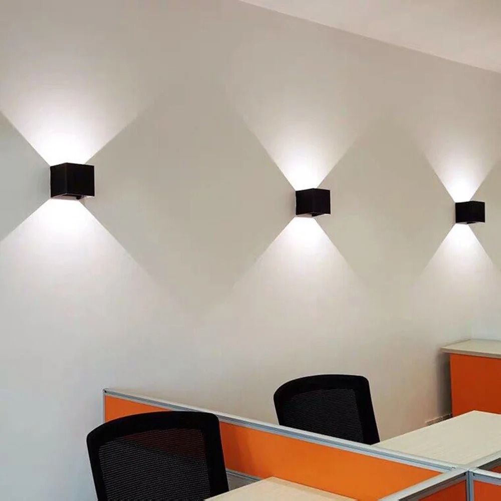 LED Wall Light Outdoor And Indoor Modern Aluminum Lamp For Porch Garden And Bedroom Decoration 4
