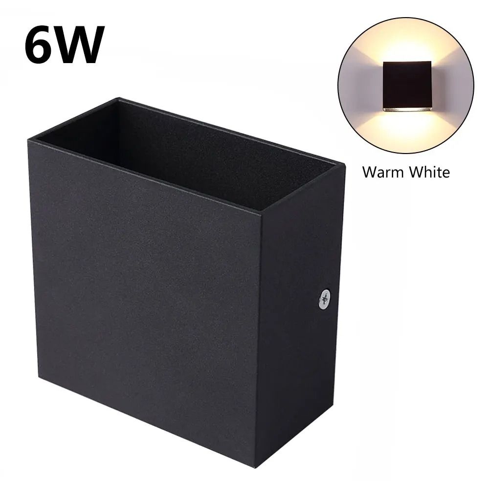 LED Wall Light Outdoor And Indoor Modern Aluminum Lamp For Porch Garden And Bedroom Decoration 8